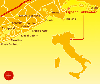 lignano map